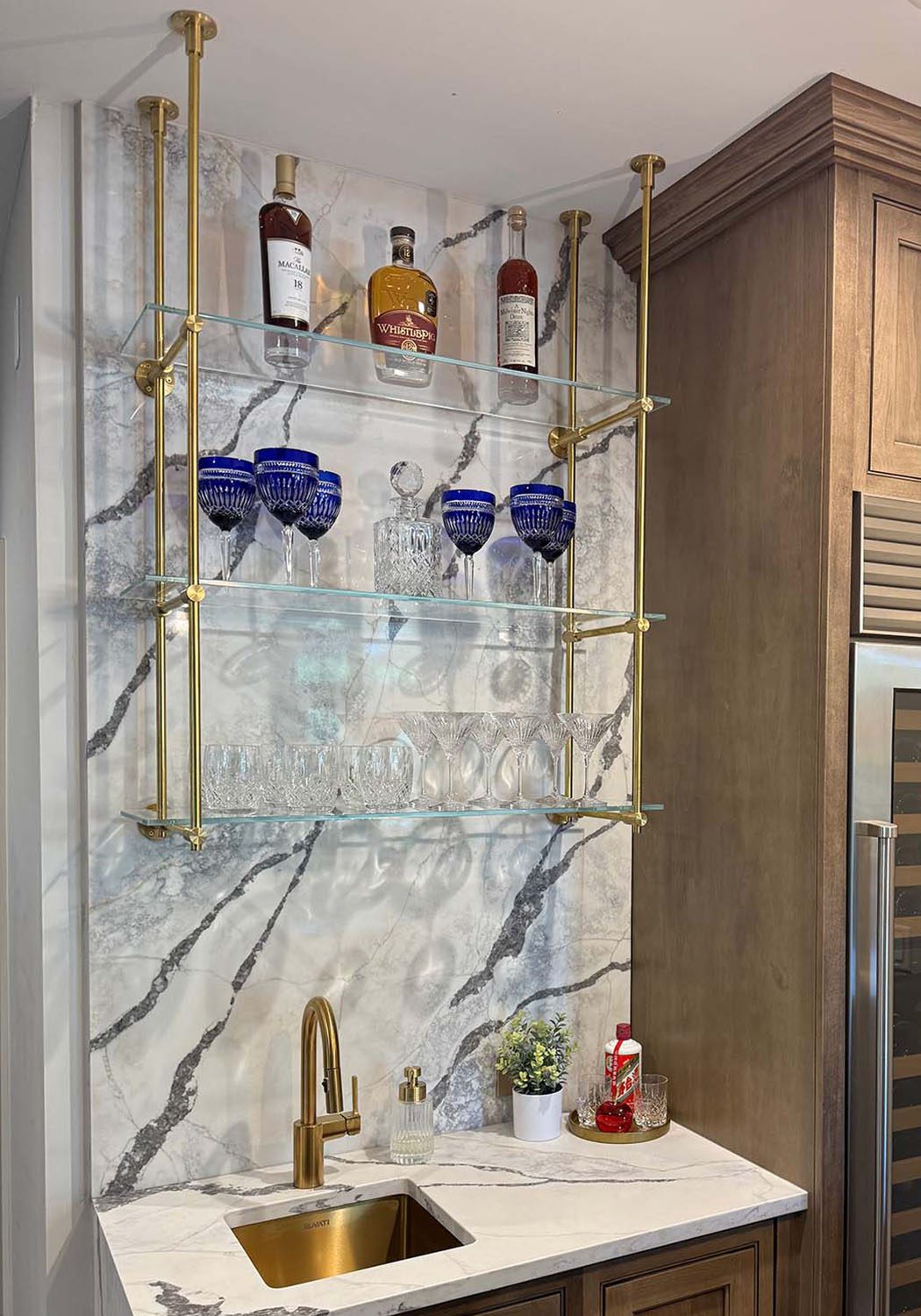 Custom Brass Shelving | Made-to-Order Luxury by Cortavelle